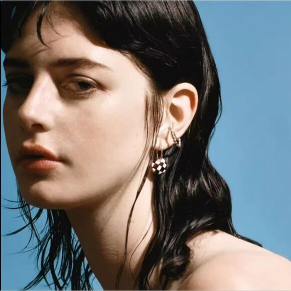 New Double Layer Gold Ss 1 Pc Large Ear Cuff Curated Stacked Ear Ring - Picture 4 of 5